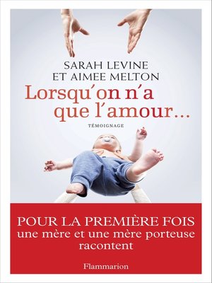 cover image of Lorsqu'on n'a que l'amour...